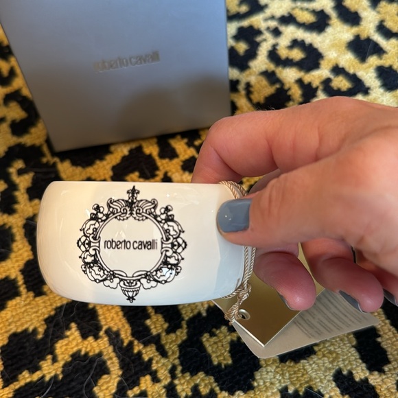 ROBERTO CAVALLI BANGLE CUFF-NEW W TAGS - Picture 2 of 6
